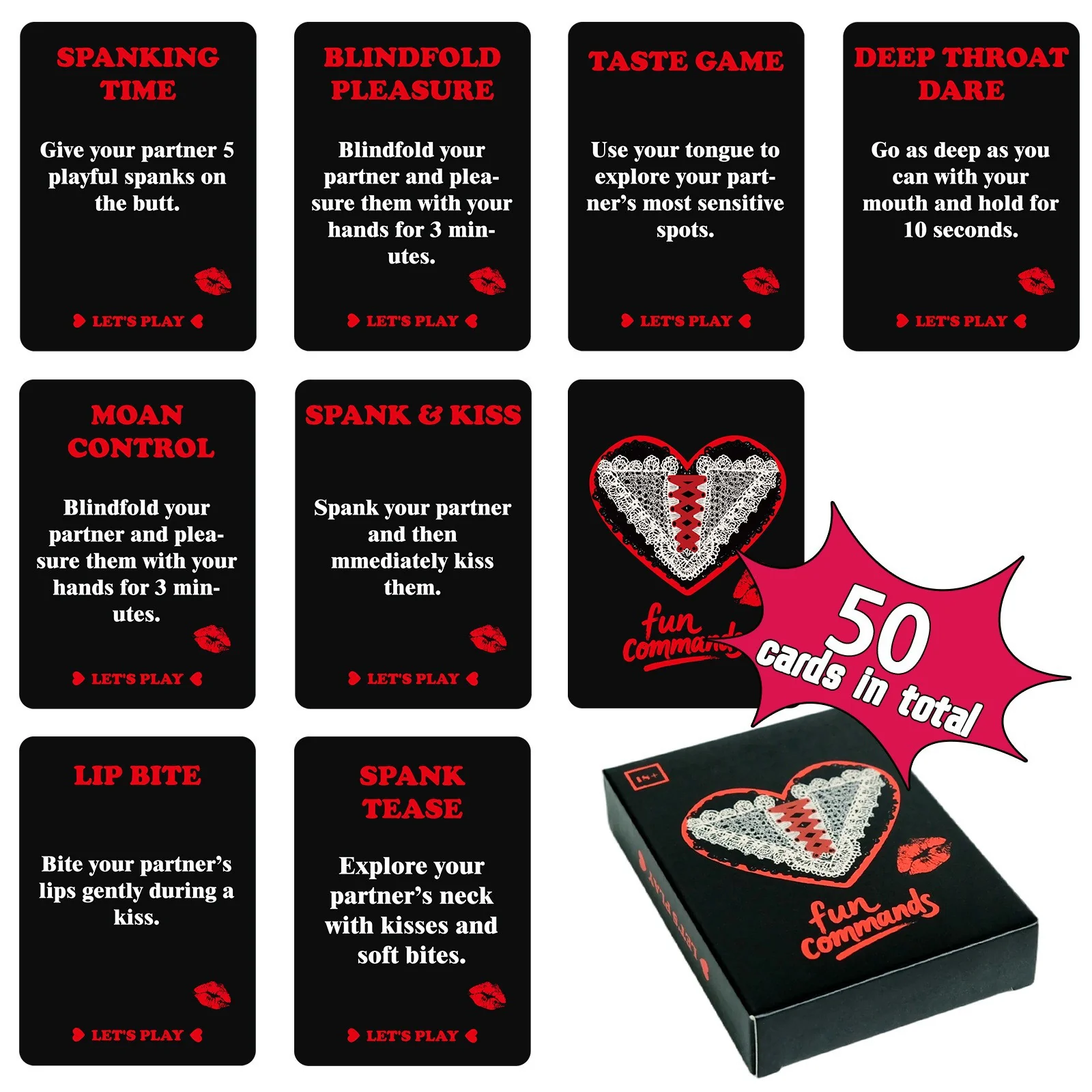 Card Game Couples Romantic Conversation Cards Adult Relationships