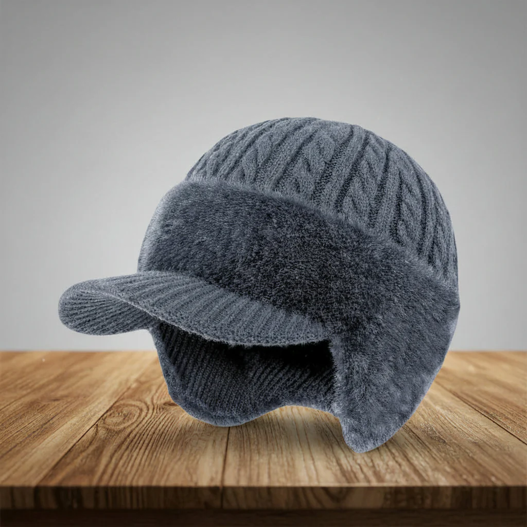 Winter Hat Trapper Knit Cap Ear Flap Cold Weather Wear