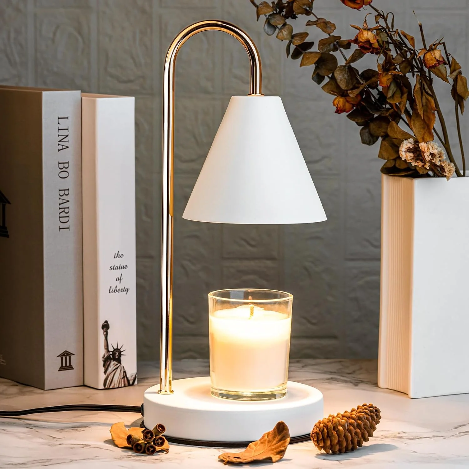 Candle Lamp Electric Wax Melting Table Light