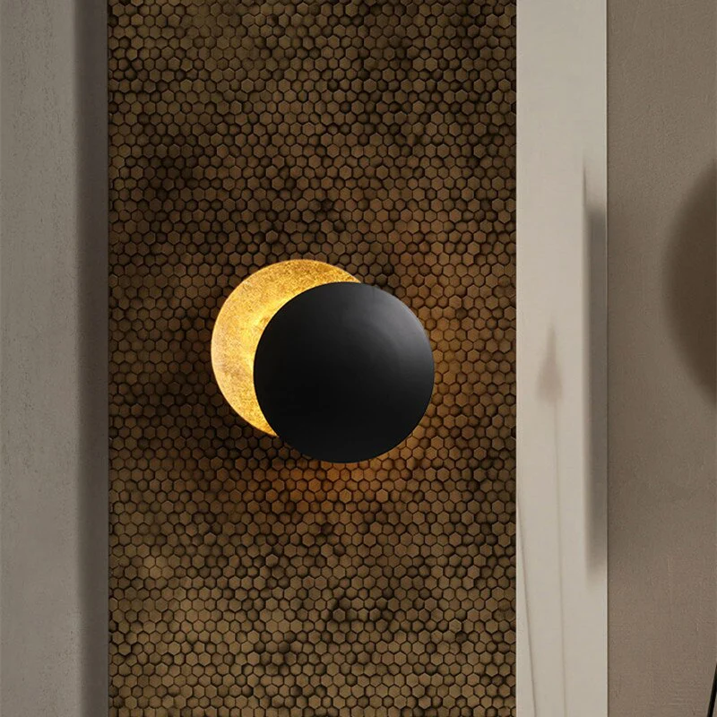 Lunaris Wall Light | Modern Solar Eclipse Inspired Wall Sconce