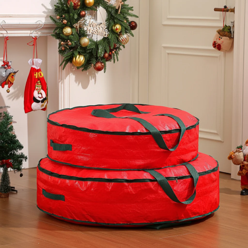 Garland Storage Bag Polypropylene Christmas Decoration Organizer