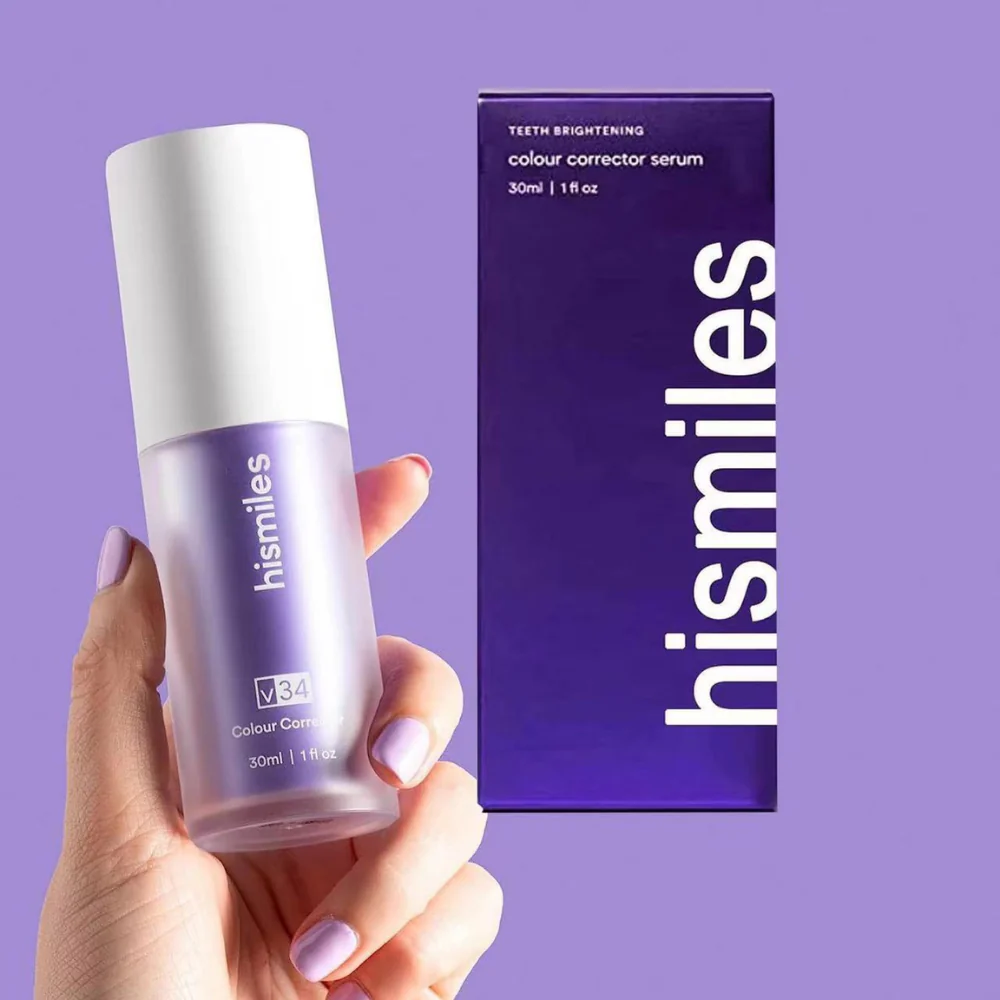 Teeth Whitening Serum Purple Color Corrector Bright Smile Aid