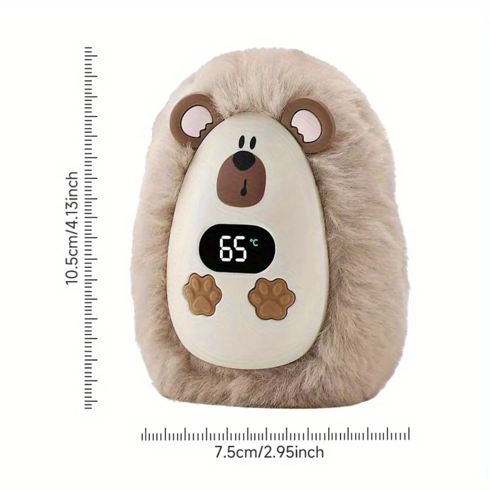Hand Warmers Rechargeable Plush Pocket Heater With LCD Display