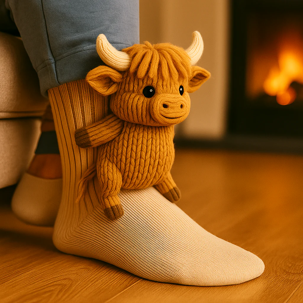 Socks Animal 3D House Non Slip Warm Design