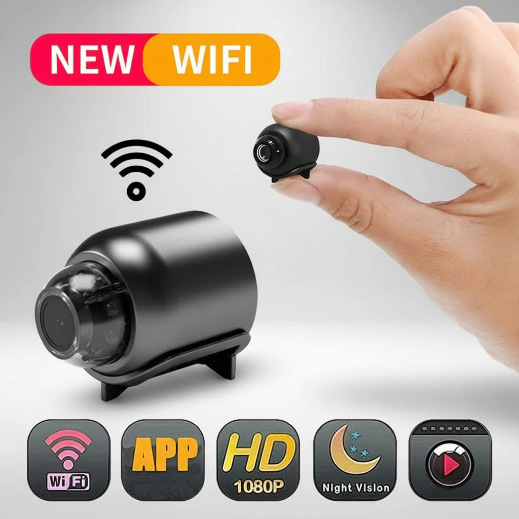 Security Camera Mini WiFi HD Indoor Smart Surveillance Camera