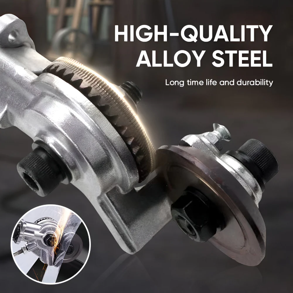 Drill Attachment Metal Cutting Tool Double Head Sheet Nibbler