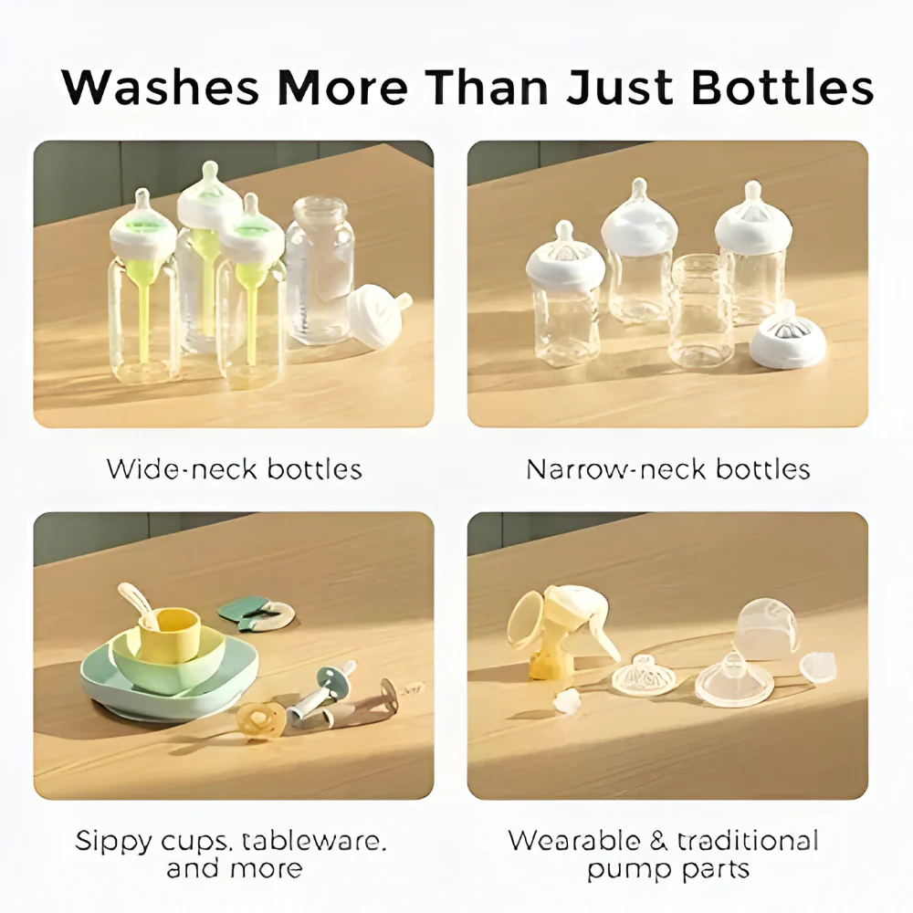 Baby Bottle Washer Countertop Electric Feeding Cleaner