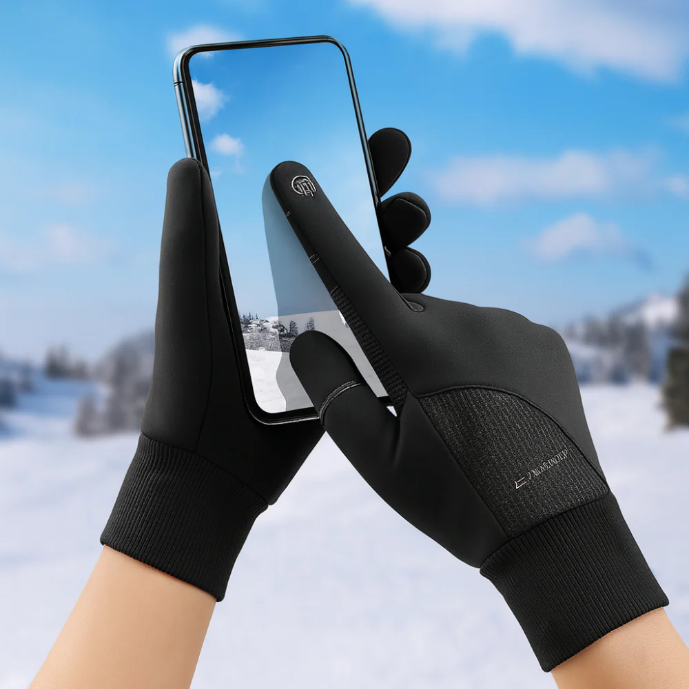 Winter Gloves Touchscreen Outdoor Grip Thermal Design