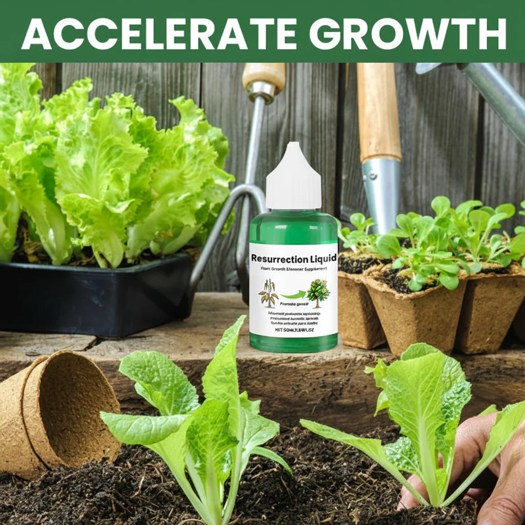 Plant Fertilizer Liquid Organic Growth Booster Healthy Gardens