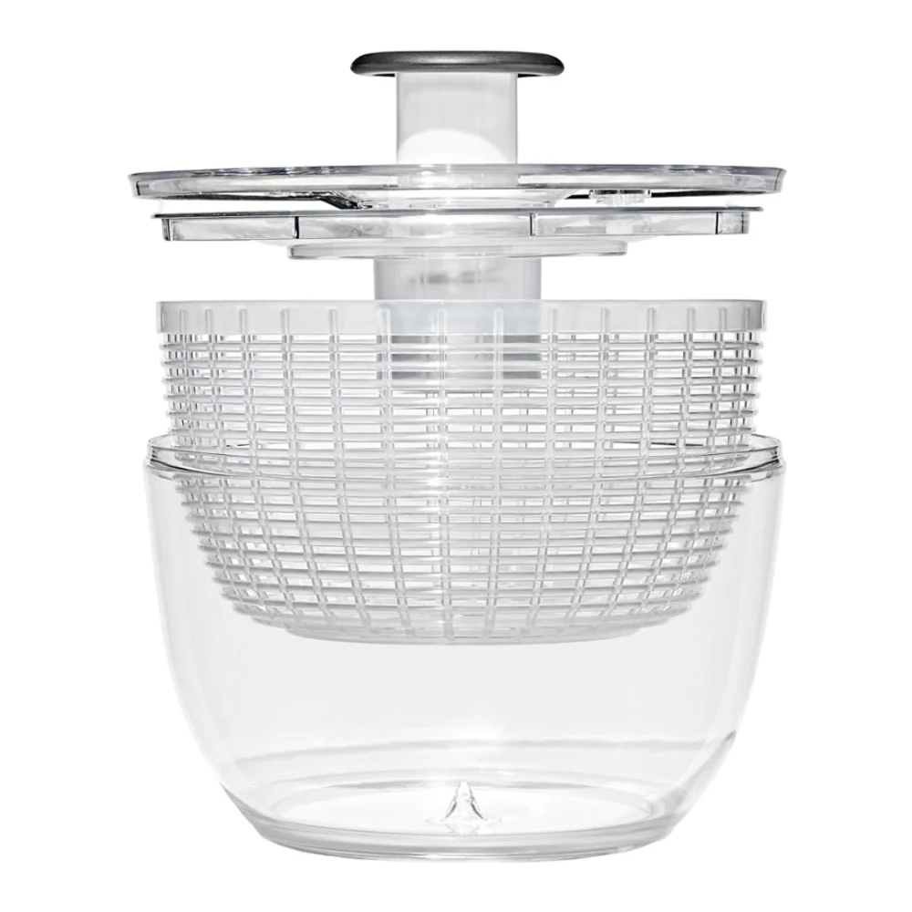 Salad Spinner Manual Pump Vegetable Dryer Bowl