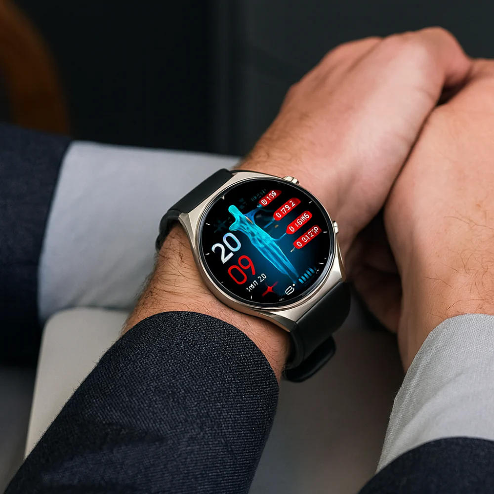 Smart Watch Fitness ECG Health Tracker Design