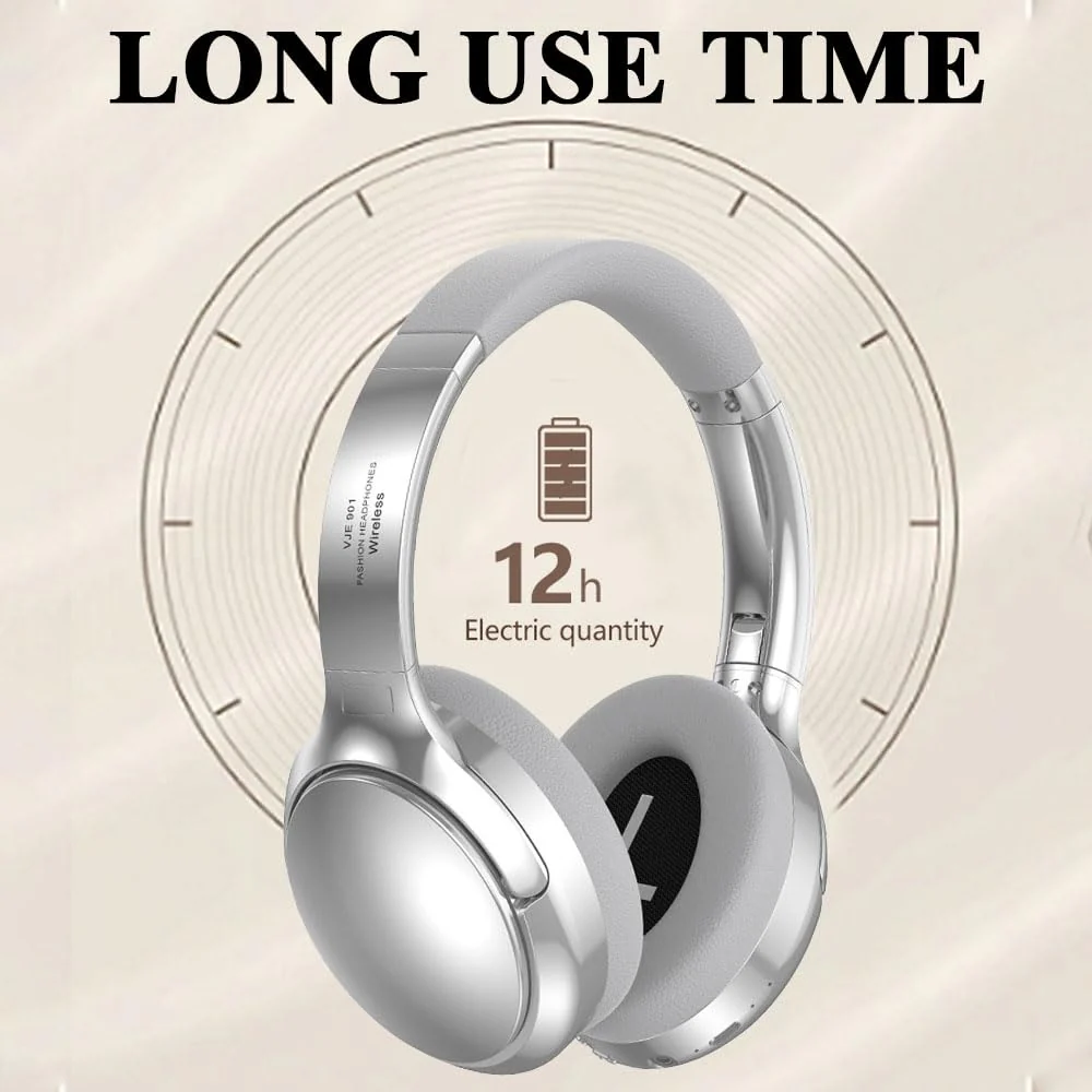 Wireless Headphones TV Audio Range Base Station Home Listening Set