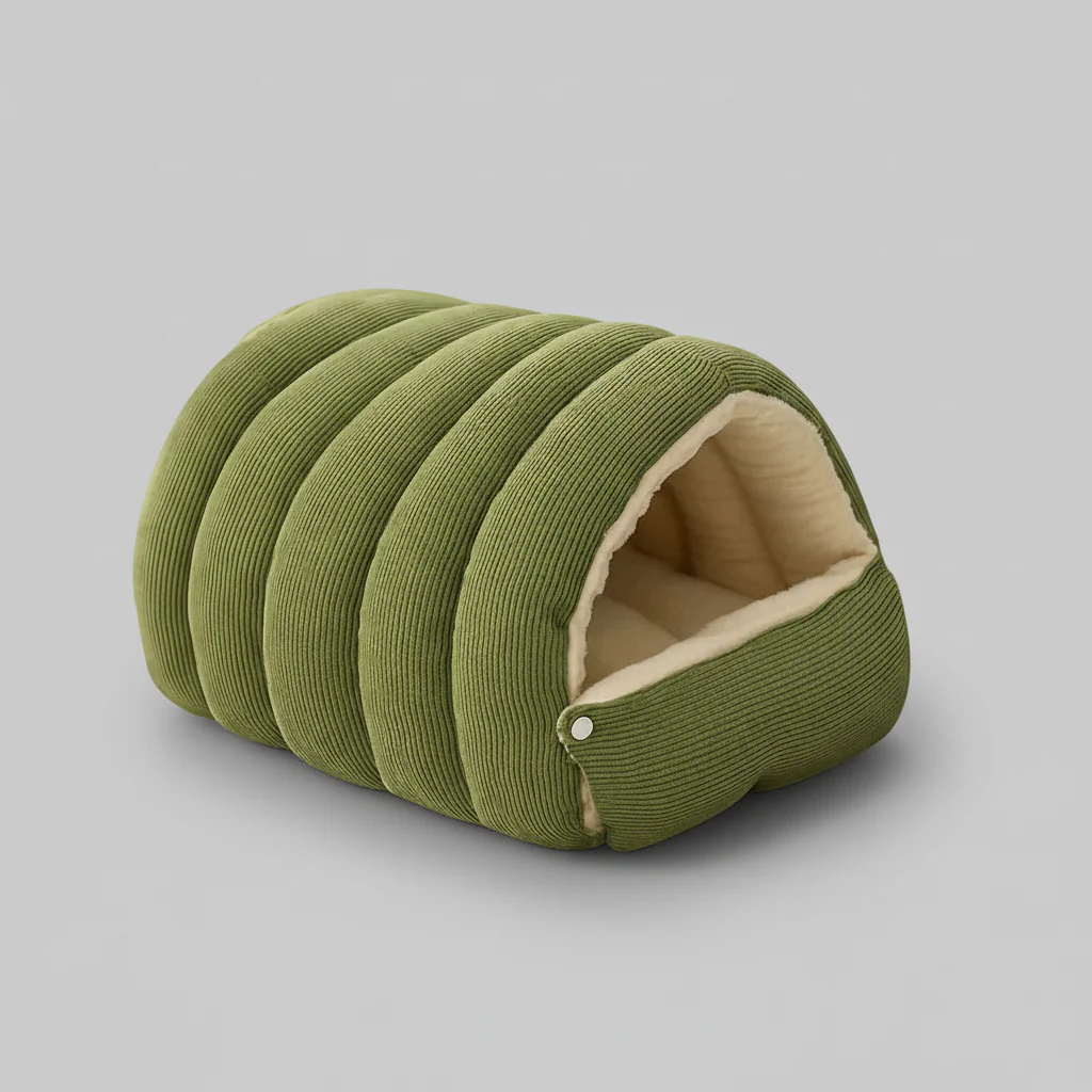 Pet Bed Cat Cave Soft Plush Warm Indoor Sleeping House