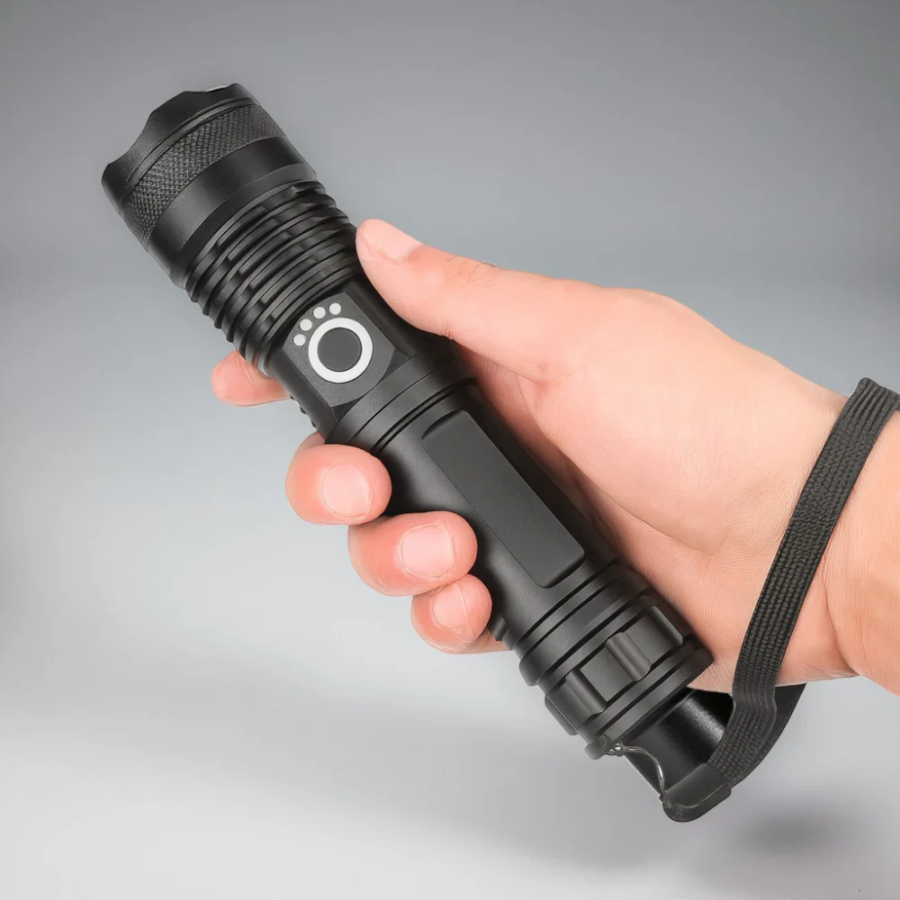 Flashlight LED Rechargeable Outdoor Handheld Light Tool