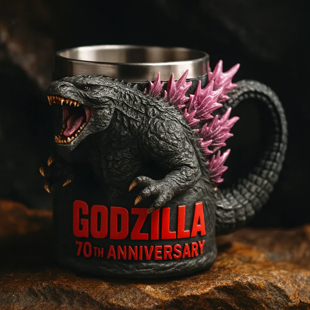 Coffee Mug Monster Figure 3D Sculpted Ceramic Drinkware