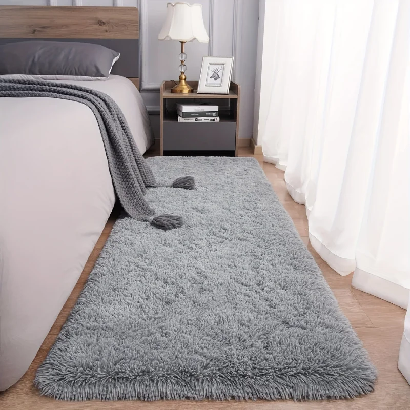 Ultra-Soft Plush Rug | Machine Washable Faux Fur Mat