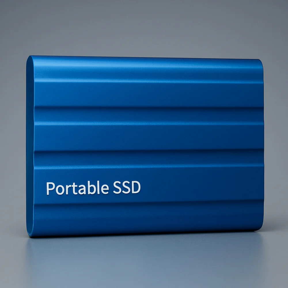SSD External Drive Portable Storage Device Metal Enclosure