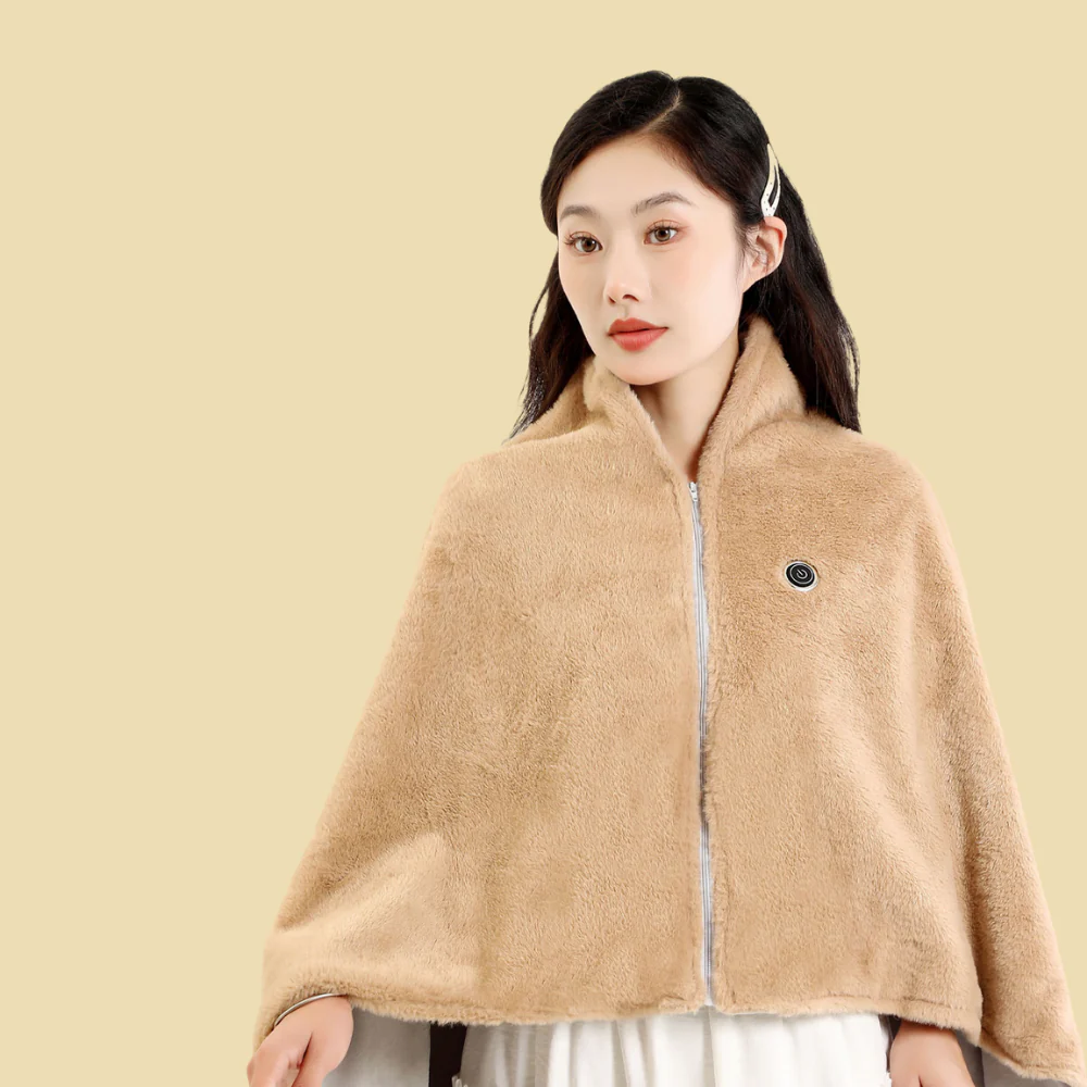 Electric Heated Blanket Wearable USB Warm Shawl Wrap