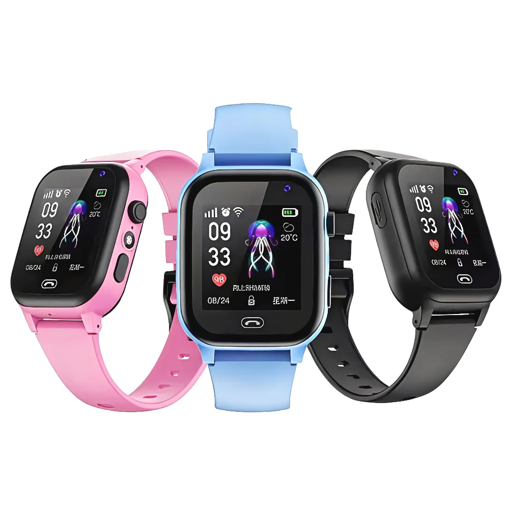 Kids GPS Smartwatch 4G Tracker Camera IP67 Touchscreen Activity