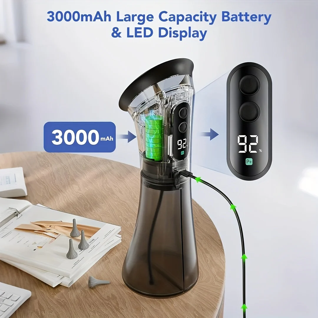Ear Wax Remover Electric Cleaner USB Rechargeable Water System