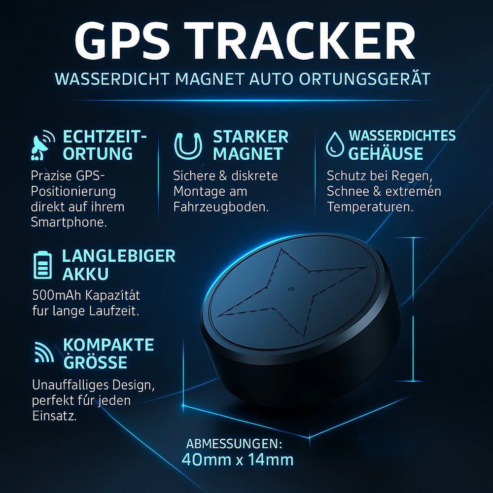 GPS Tracker Mini Magnet Vehicle Location Tracker