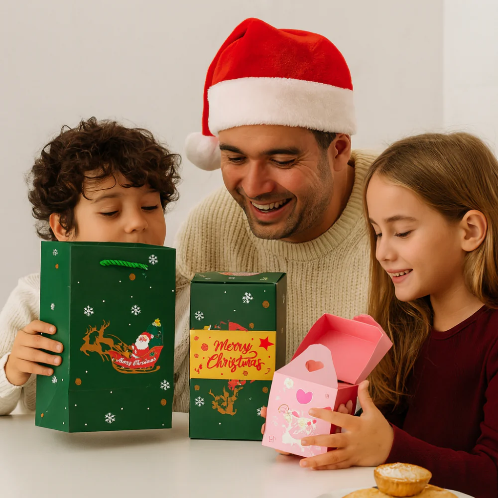 Celebration Gift Box Pop Up Surprise Card Set Message Holder