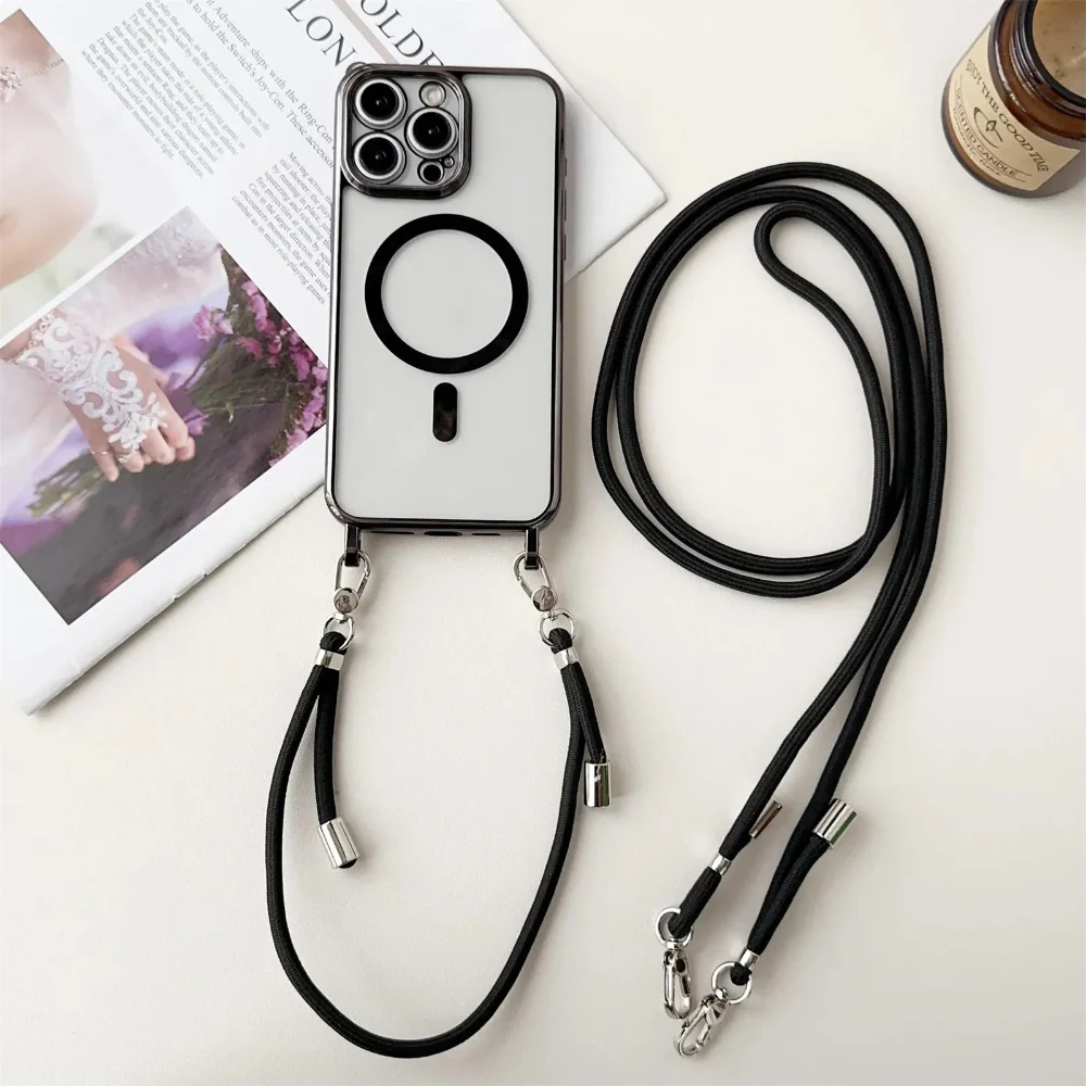 Phone Case MagSafe Crossbody Strap Lanyard Cover