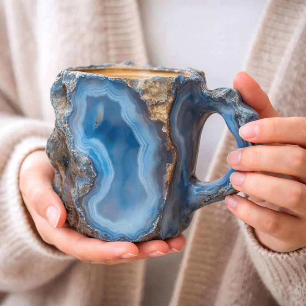 Coffee Mug Decorative Stone Style Drinkware