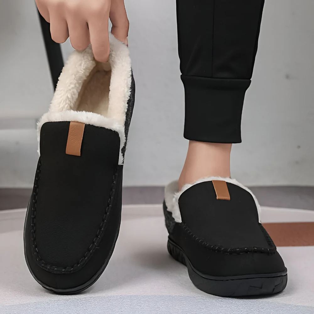 Men’s Slippers Indoor Loafer House Shoes