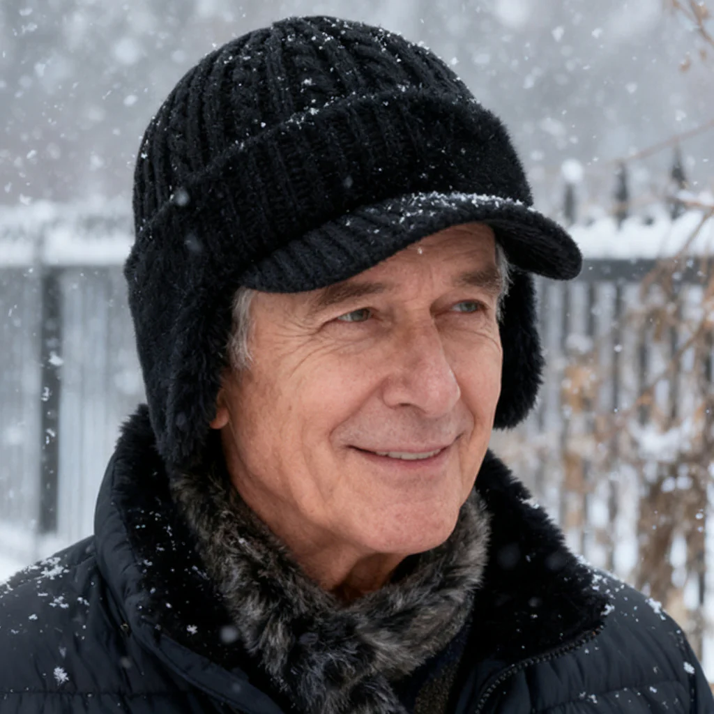 Winter Knit Hat Trapper Ear Flap Cap