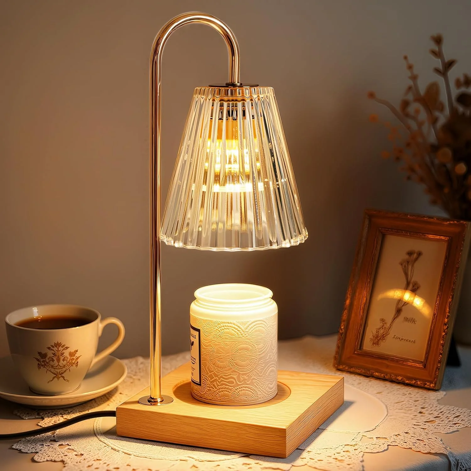 Candle Lamp Electric Wax Melting Table Light