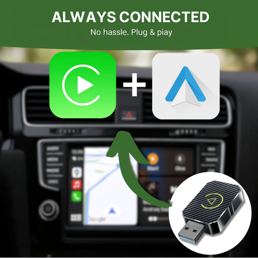 Car Adapter Wireless USB Smartphone Integration Vehicle Module