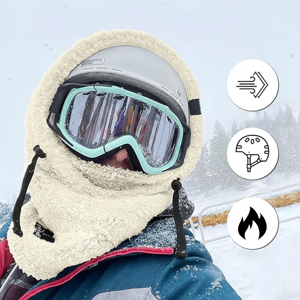 Ski Mask Fleece Balaclava Windproof Winter Face Cover