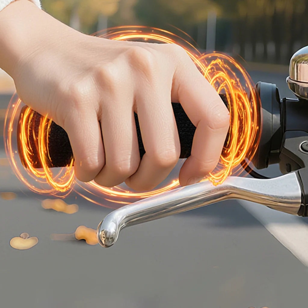 Heated Handlebar Grips Motorcycles USB Powered Temperature Control