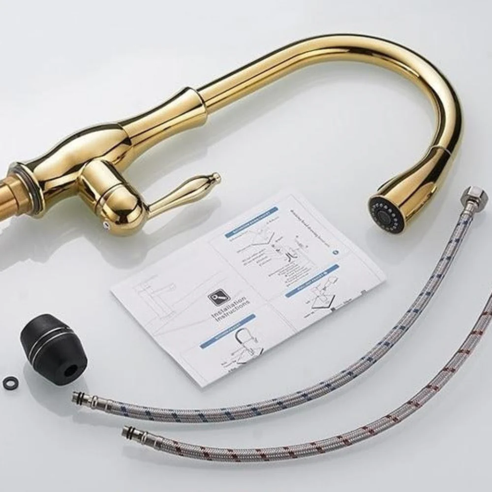 Kitchen Faucet Pull Out Metal Sink Tap Design