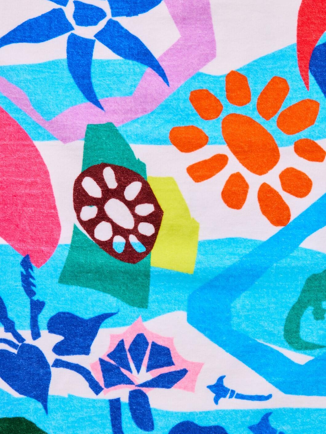 Garden Fiesta Beach Towel